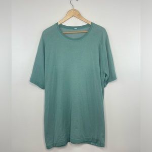 Lululemon Green Metal Vent Tech Shirt